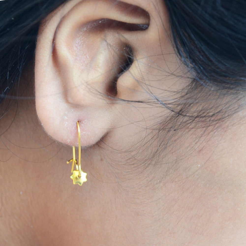 Buy 18KT Gold Kids Diamond Shape Earring - Girls Gold Earrings